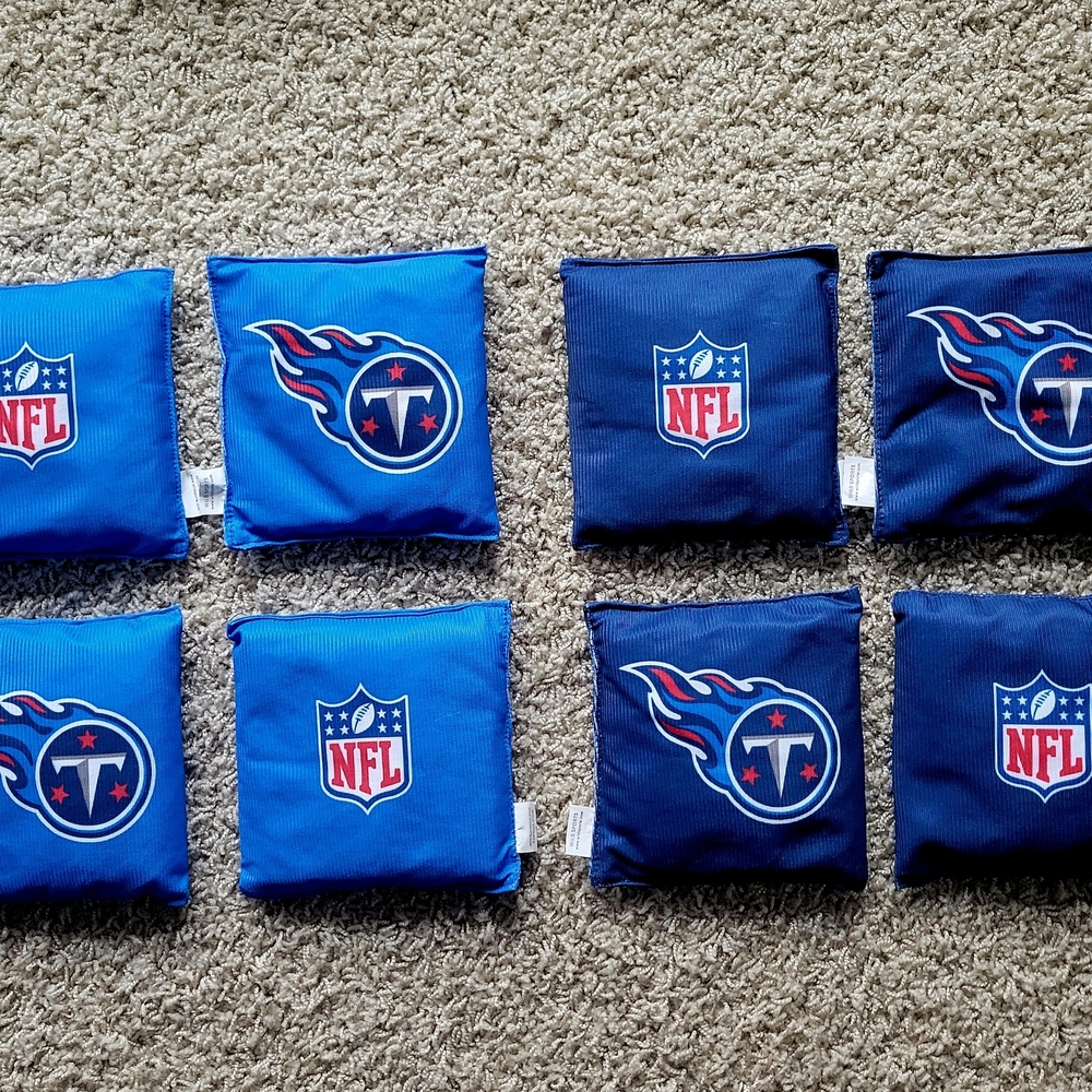 NFL Tennessee Titans Cornhole Bean Bag Set - Royal Blue & Navy